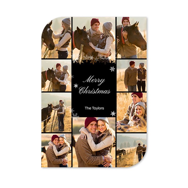 Enkle Fotokort halvrundet stående 10 x 14,3 cm