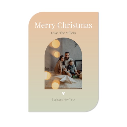 Single Card Half Rounded Vertical 10 x 14,3 cm
