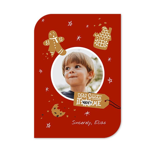Single Card Half Rounded Vertical 10 x 14,3 cm