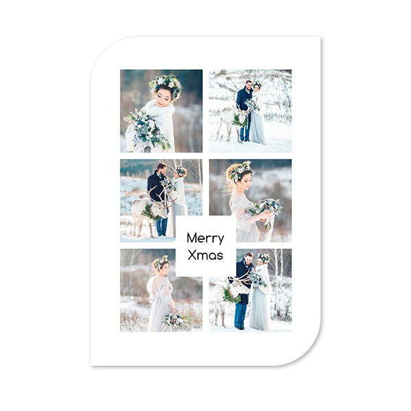 Fotokaart vleugel staand 10 x 14,3 cm