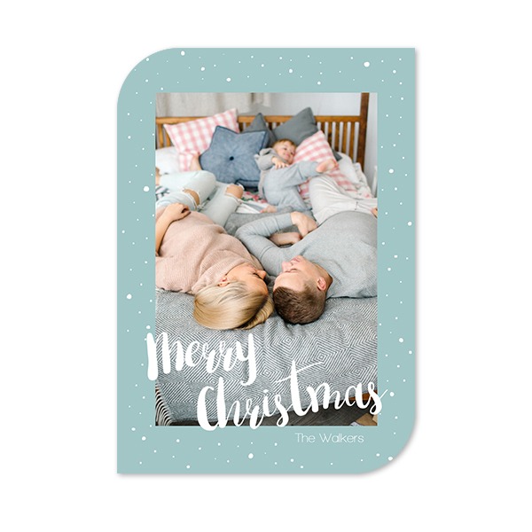 Klassinen kuvakortti siiven muotoinen pysty 10 x 14,3 cm