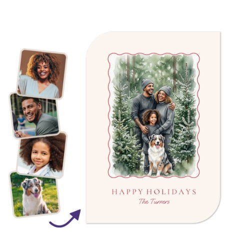 Enkle Fotokort halvrundet portræt 10 x 14,3 cm Enkle Fotokort halvrundet portræt 10 x 14,3 cm