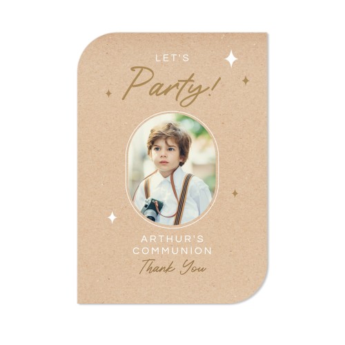 Single Card Half Rounded Vertical 10 x 14,3 cm