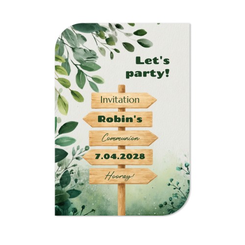 Botanical Sign Post Botanical Sign Post