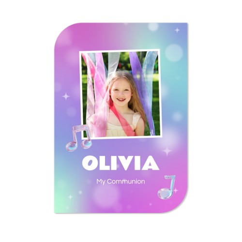 Holographic Music Notes