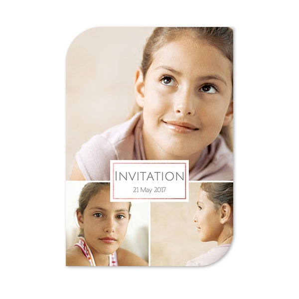 Enkle Fotokort halvrundet stående 10 x 14,3 cm