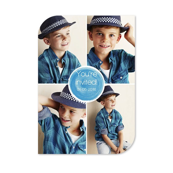 Single Card Half Rounded Vertical 10 x 14,3 cm