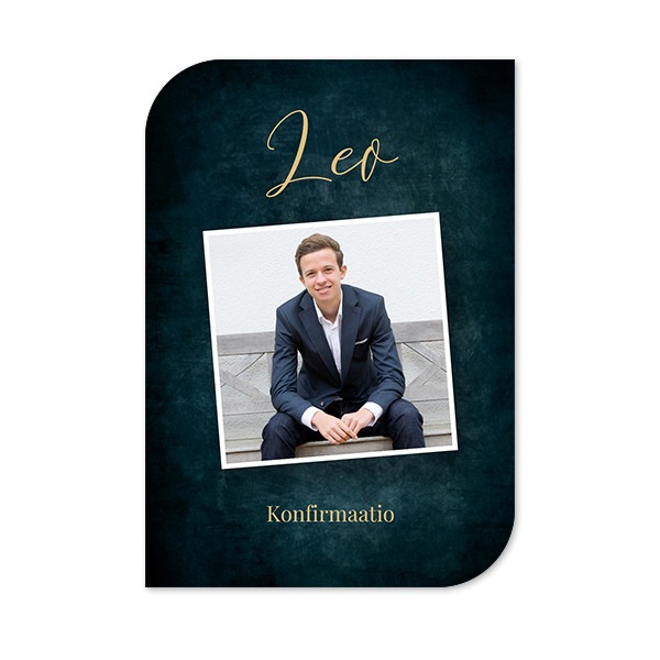 Klassinen kuvakortti siiven muotoinen pysty 10 x 14,3 cm