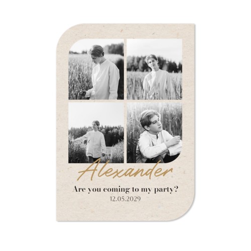 Single Card Half Rounded Vertical 10 x 14,3 cm Single Card Half Rounded Vertical 10 x 14,3 cm