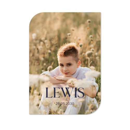 Single Card Half Rounded Vertical 10 x 14,3 cm