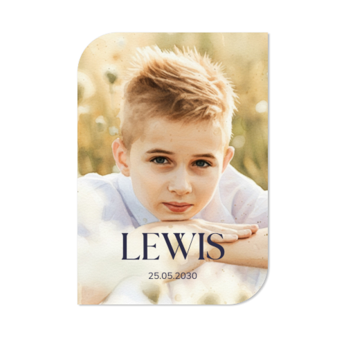 Single Card Half Rounded Vertical 10 x 14,3 cm Single Card Half Rounded Vertical 10 x 14,3 cm