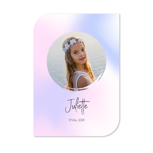 Single Card Half Rounded Vertical 10 x 14,3 cm