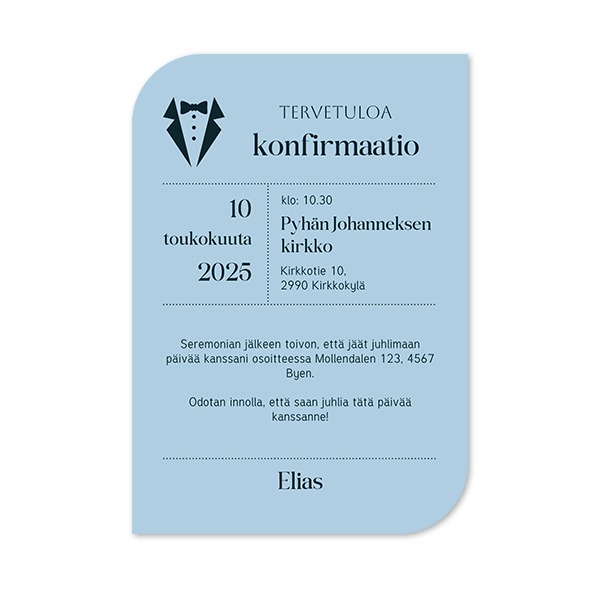 Klassinen kuvakortti siiven muotoinen pysty 10 x 14,3 cm Klassinen kuvakortti siiven muotoinen pysty 10 x 14,3 cm