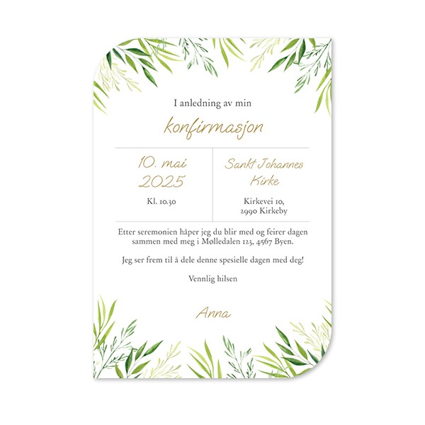 Enkle Fotokort halvrundet stående 10 x 14,3 cm