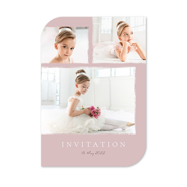 Single Card Half Rounded Vertical 10 x 14,3 cm