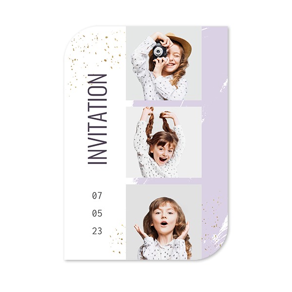 Single Card Half Rounded Vertical 10 x 14,3 cm