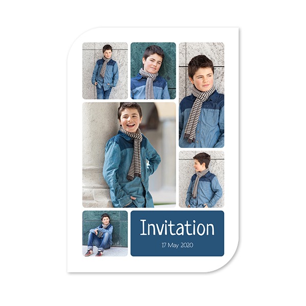 Single Card Half Rounded Vertical 10 x 14,3 cm