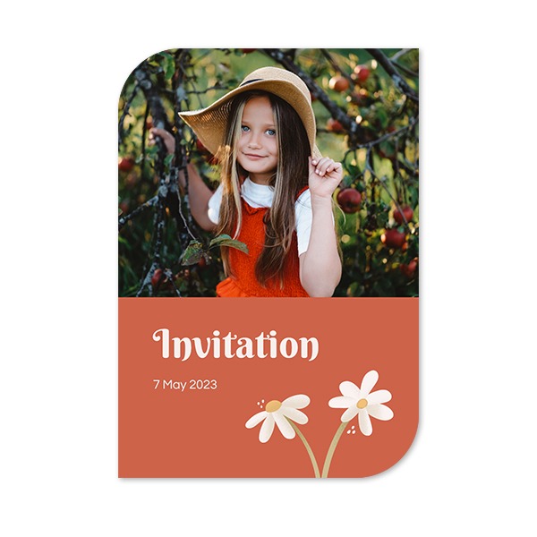 Single Card Half Rounded Vertical 10 x 14,3 cm Single Card Half Rounded Vertical 10 x 14,3 cm