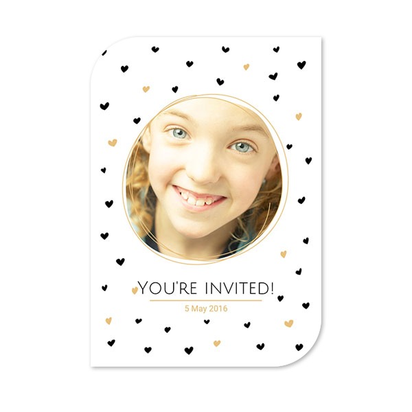 Single Card Half Rounded Vertical 10 x 14,3 cm
