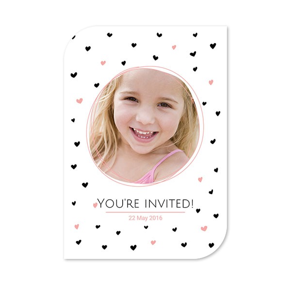 Single Card Half Rounded Vertical 10 x 14,3 cm