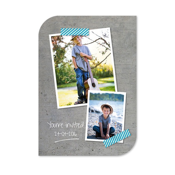 Single Card Half Rounded Vertical 10 x 14,3 cm