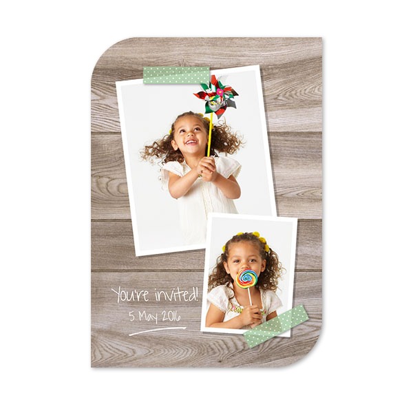 Single Card Half Rounded Vertical 10 x 14,3 cm