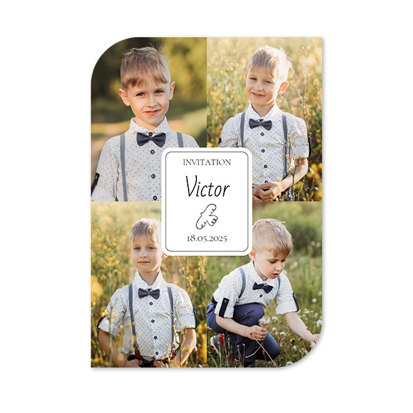 Single Card Half Rounded Vertical 10 x 14,3 cm Single Card Half Rounded Vertical 10 x 14,3 cm