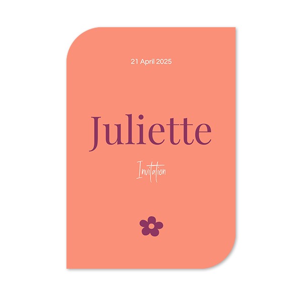 Single Card Half Rounded Vertical 10 x 14,3 cm