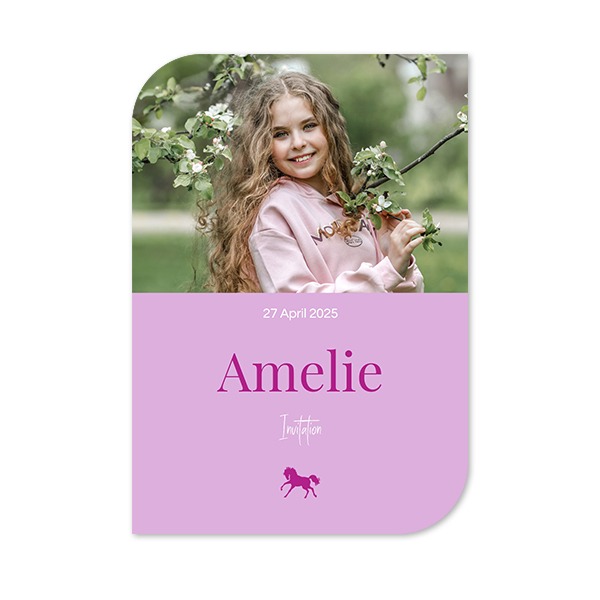 Single Card Half Rounded Vertical 10 x 14,3 cm Single Card Half Rounded Vertical 10 x 14,3 cm