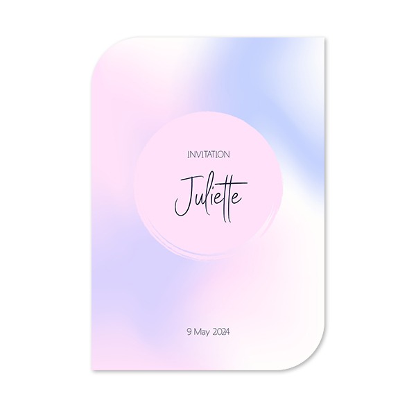 Single Card Half Rounded Vertical 10 x 14,3 cm