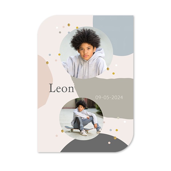 Single Card Half Rounded Vertical 10 x 14,3 cm