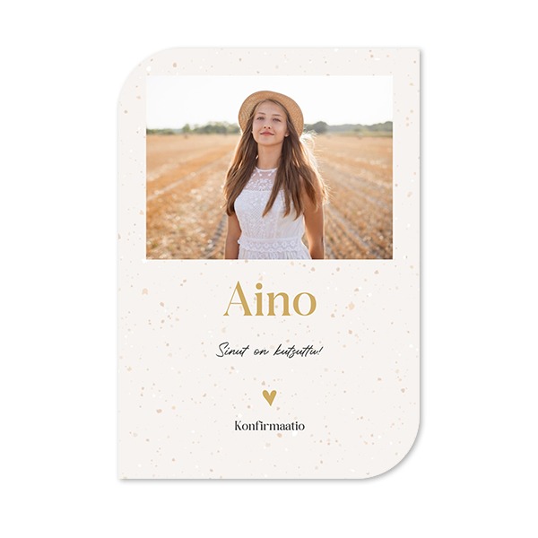 Klassinen kuvakortti siiven muotoinen pysty 10 x 14,3 cm Klassinen kuvakortti siiven muotoinen pysty 10 x 14,3 cm