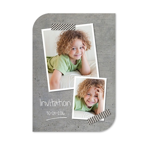 Single Card Half Rounded Vertical 10 x 14,3 cm