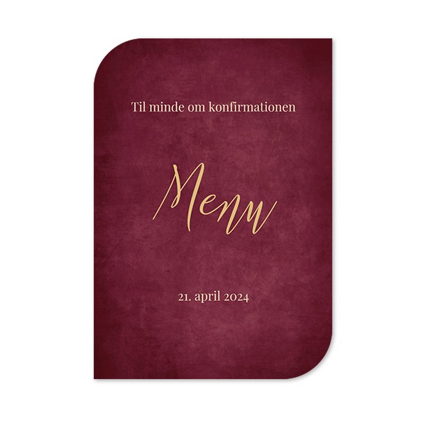 Enkle Fotokort halvrundet portræt 10 x 14,3 cm