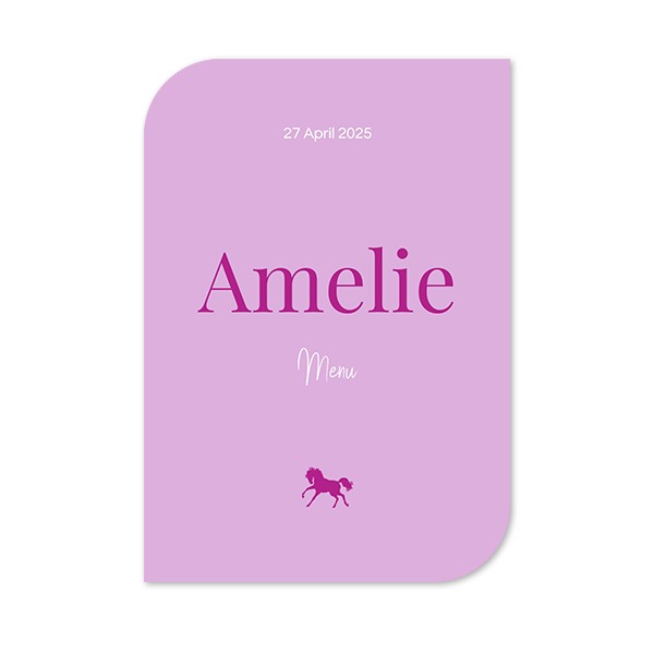 Single Card Half Rounded Vertical 10 x 14,3 cm