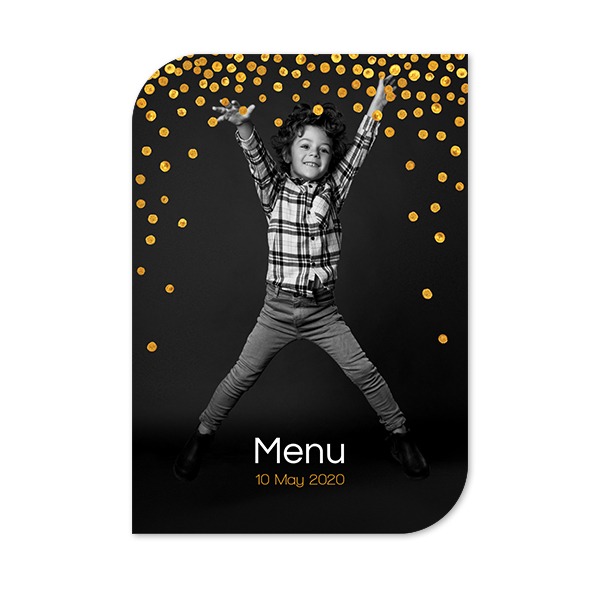 Fotokaart vleugel staand 10 x 14,3 cm