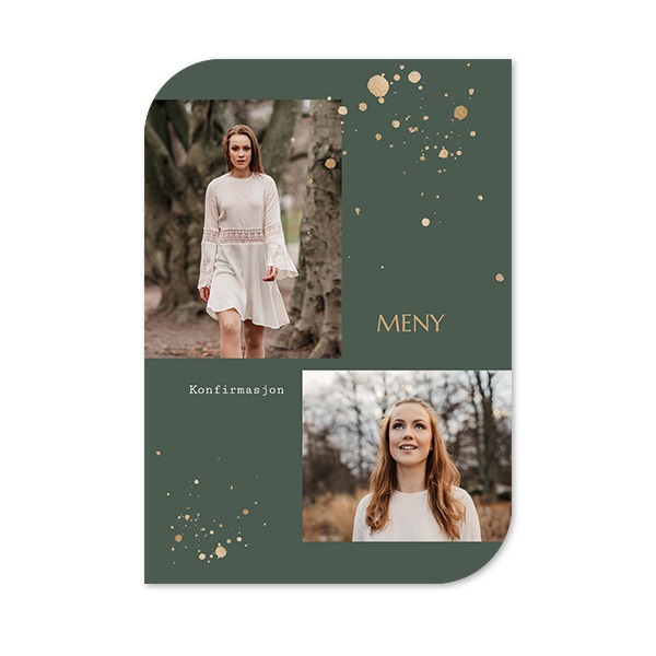 Enkle Fotokort halvrundet stående 10 x 14,3 cm Enkle Fotokort halvrundet stående 10 x 14,3 cm