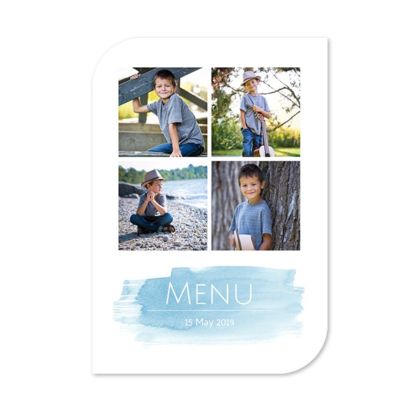 Single Card Half Rounded Vertical 10 x 14,3 cm