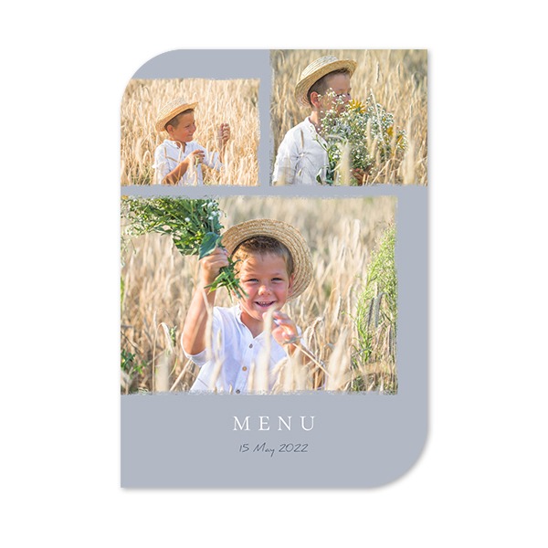 Single Card Half Rounded Vertical 10 x 14,3 cm