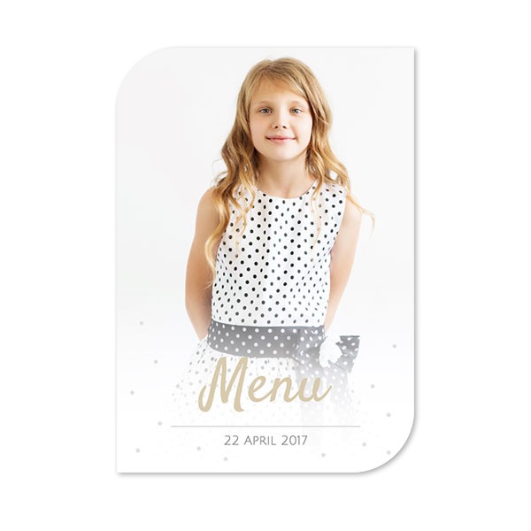 Single Card Half Rounded Vertical 10 x 14,3 cm