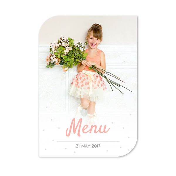 Single Card Half Rounded Vertical 10 x 14,3 cm