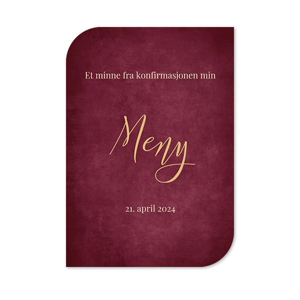 Enkle Fotokort halvrundet stående 10 x 14,3 cm