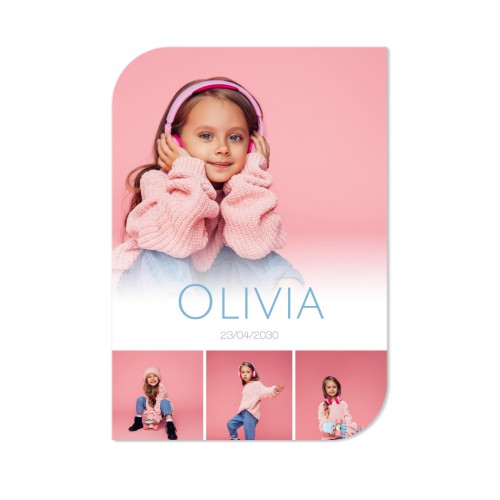 Single Card Half Rounded Vertical 10 x 14,3 cm