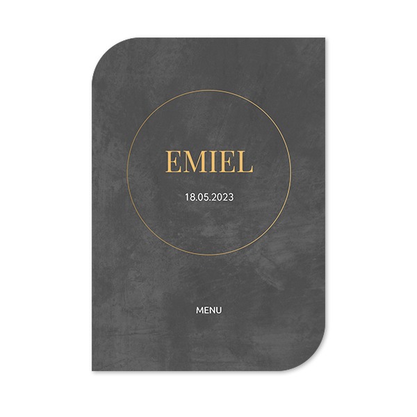 Single Card Half Rounded Vertical 10 x 14,3 cm