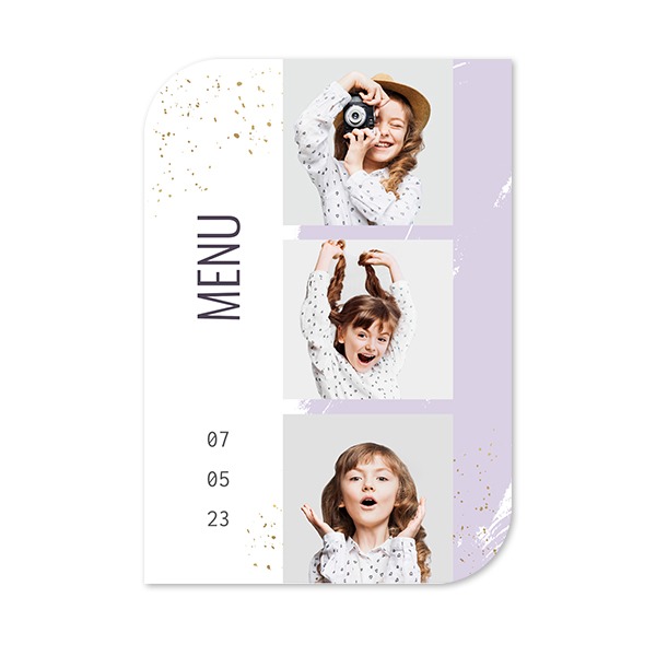 Single Card Half Rounded Vertical 10 x 14,3 cm