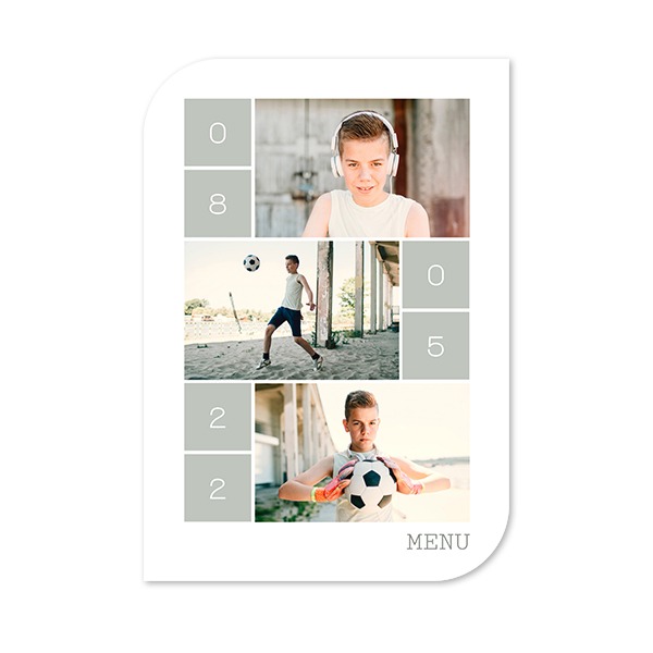 Faire-part 1 Bords ronds diagonale portrait 10 x 14,3 cm Faire-part 1 Bords ronds diagonale portrait 10 x 14,3 cm