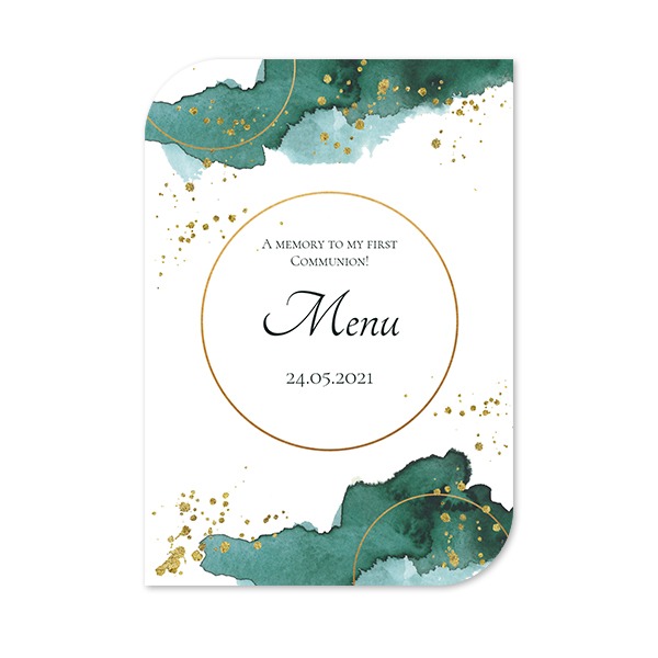 Single Card Half Rounded Vertical 10 x 14,3 cm