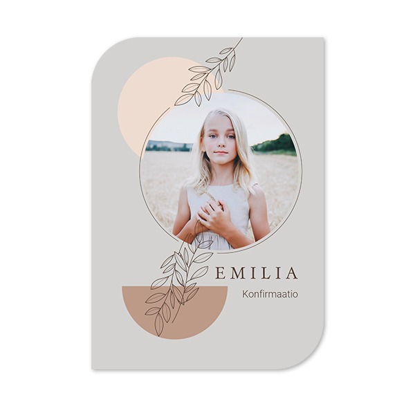 Klassinen kuvakortti siiven muotoinen pysty 10 x 14,3 cm Klassinen kuvakortti siiven muotoinen pysty 10 x 14,3 cm