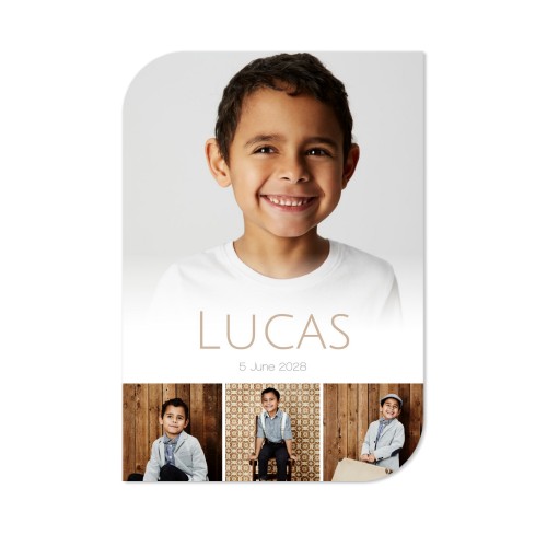 Fotokaart vleugel staand 10 x 14,3 cm