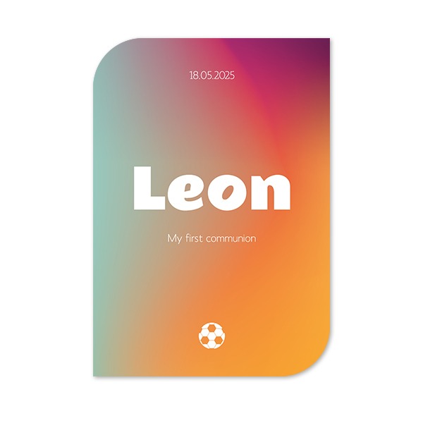Single Card Half Rounded Vertical 10 x 14,3 cm